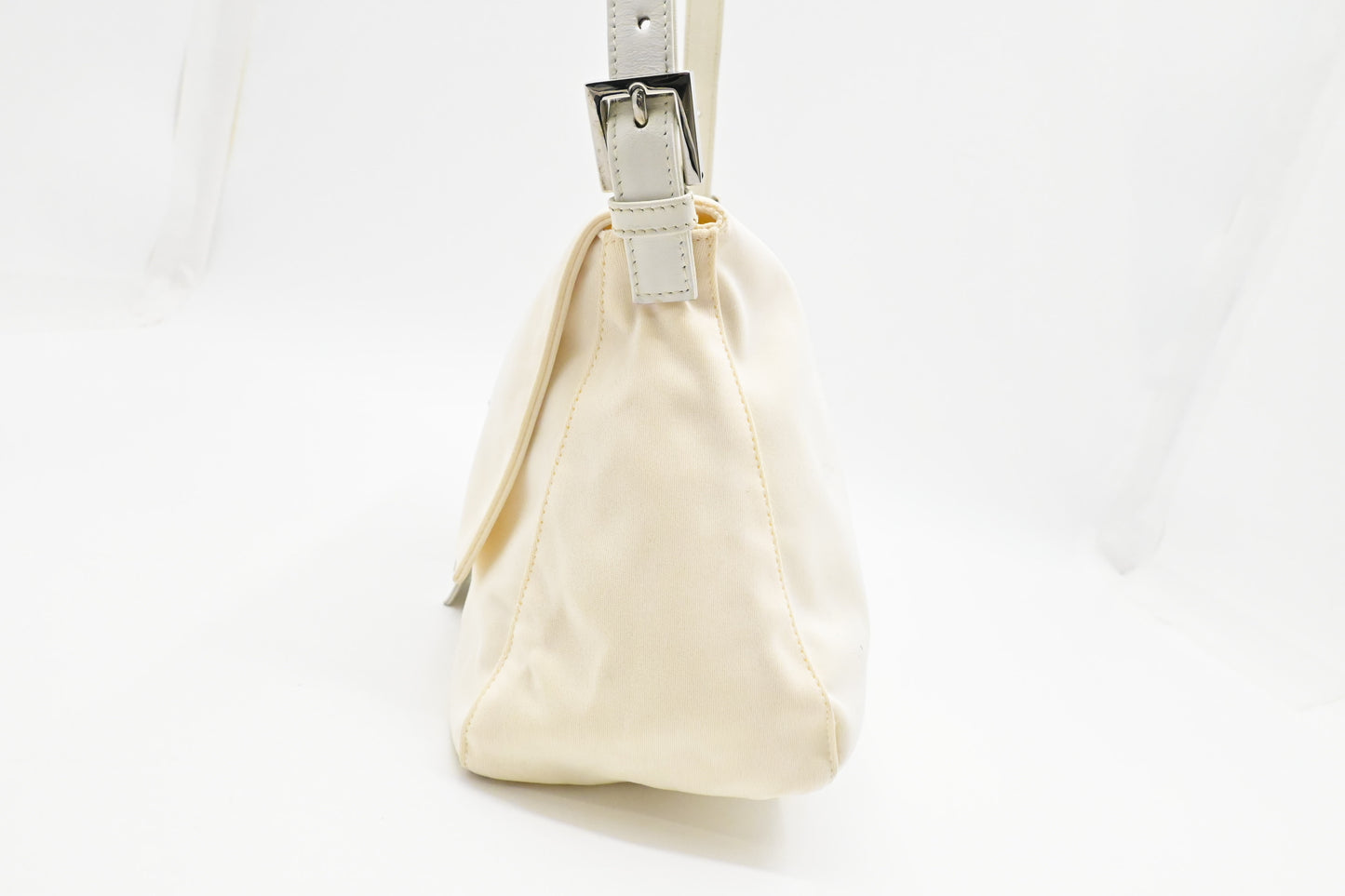 Fendi Mama Baguette in Cream Canvas
