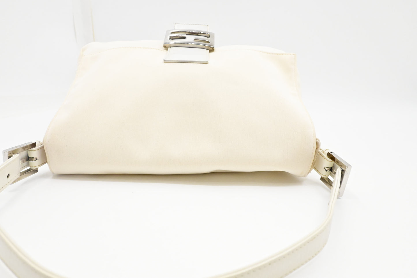 Fendi Mama Baguette in Cream Canvas