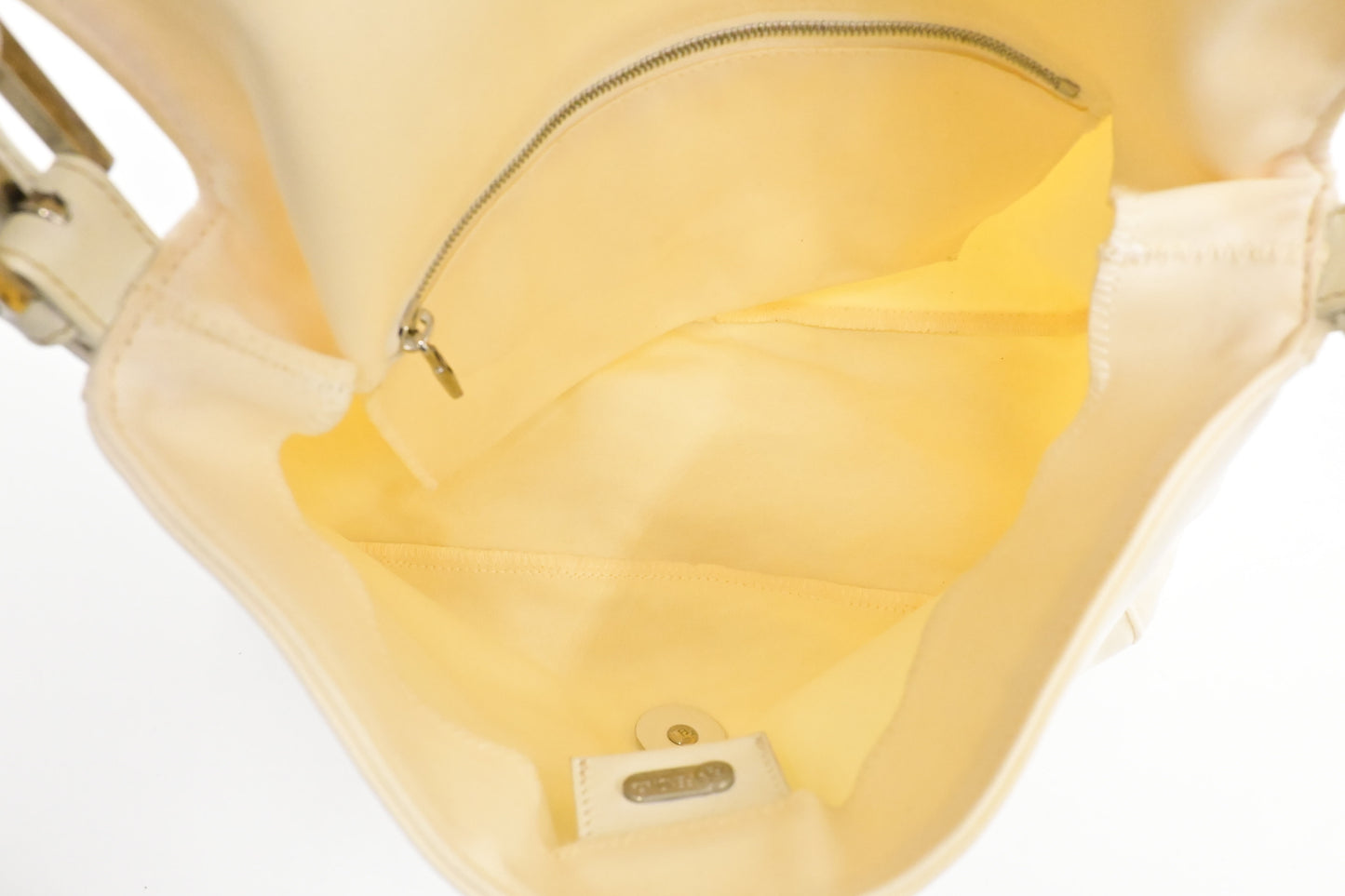 Fendi Mama Baguette in Cream Canvas