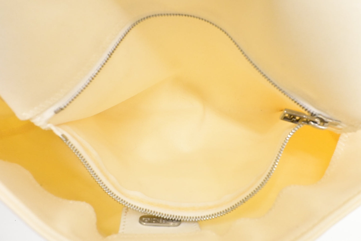 Fendi Mama Baguette in Cream Canvas