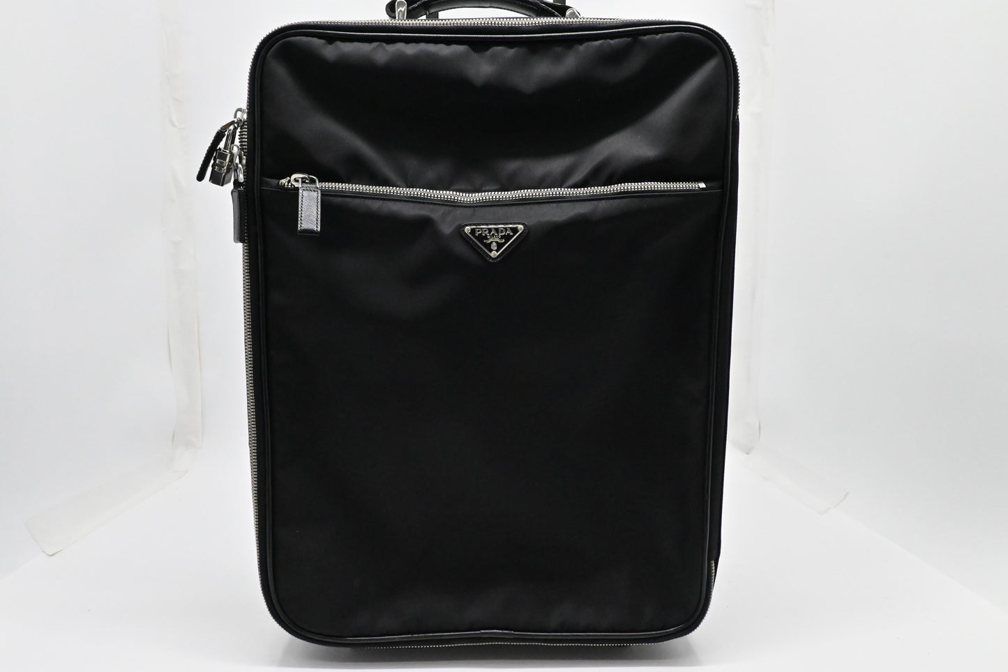 Prada Suitcase in Black Nylon Canvas