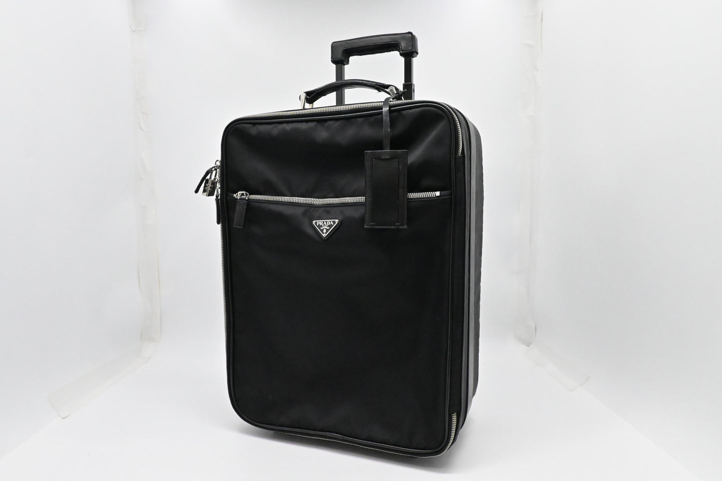 Prada Suitcase in Black Nylon Canvas