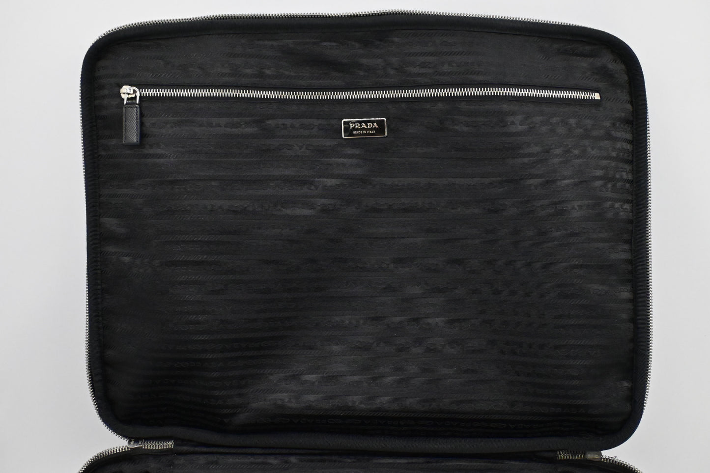 Prada Suitcase in Black Nylon Canvas