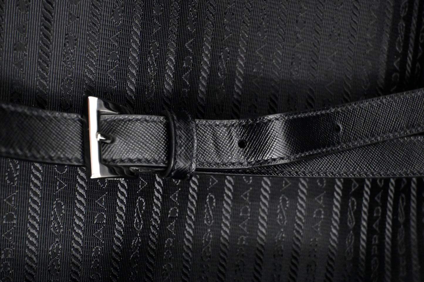 Prada Suitcase in Black Nylon Canvas