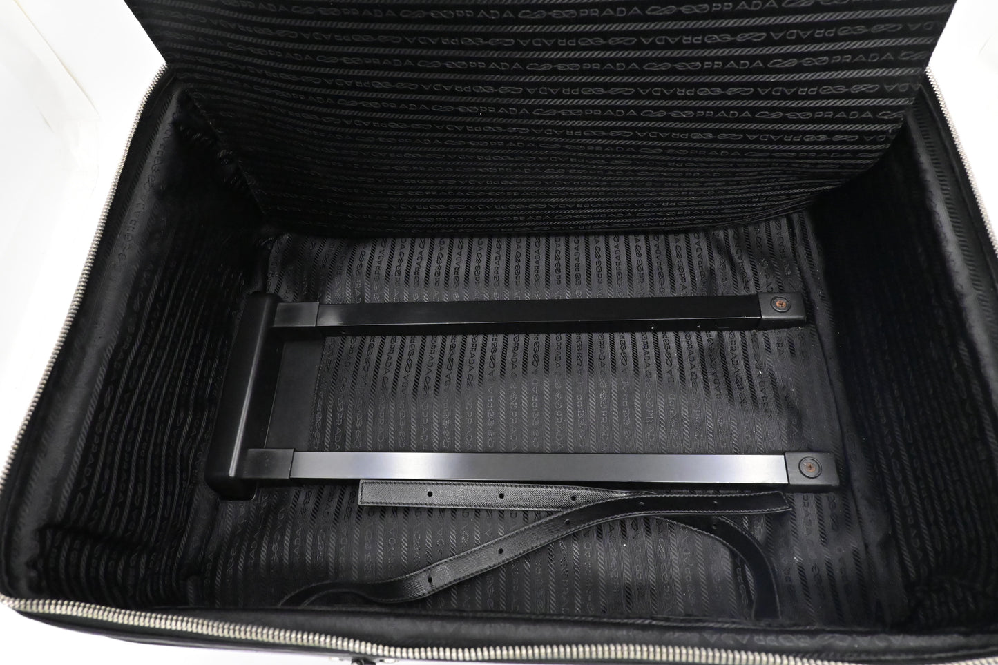 Prada Suitcase in Black Nylon Canvas