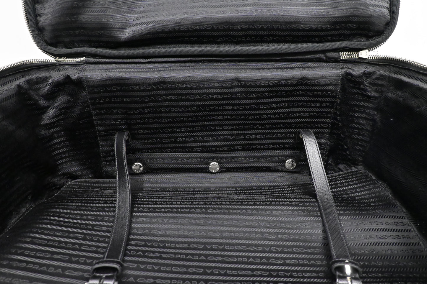 Prada Suitcase in Black Nylon Canvas