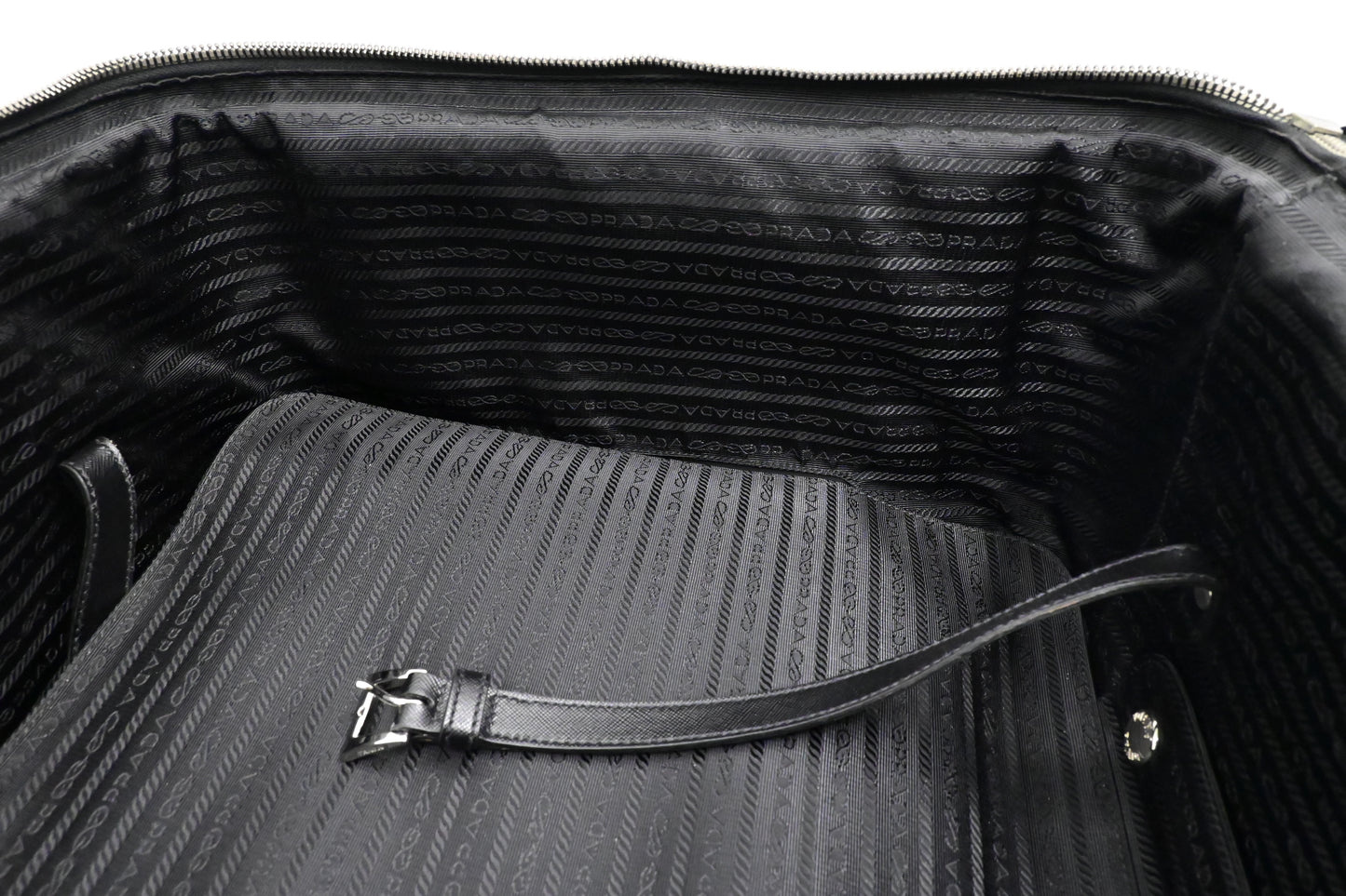 Prada Suitcase in Black Nylon Canvas
