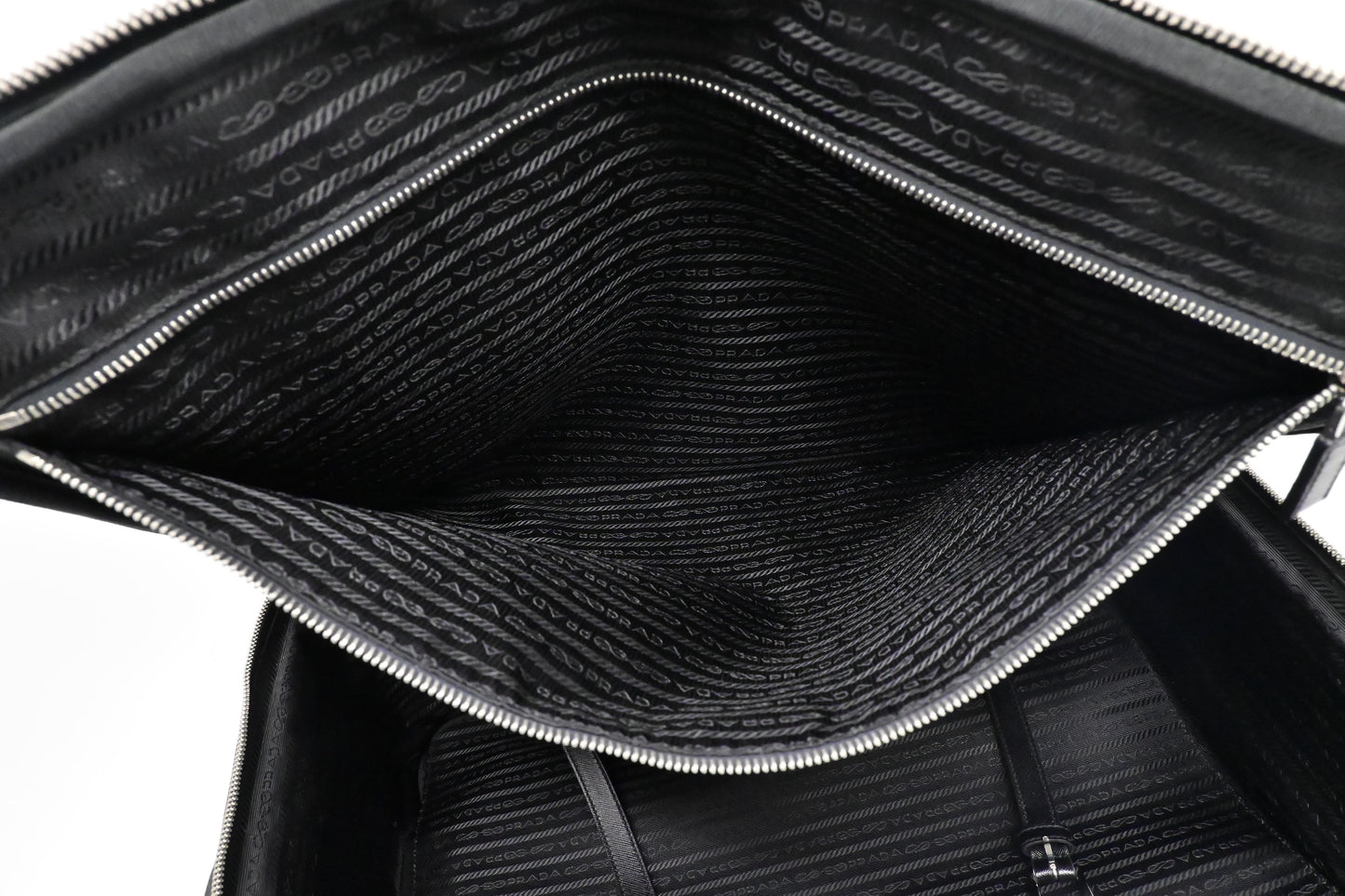 Prada Suitcase in Black Nylon Canvas