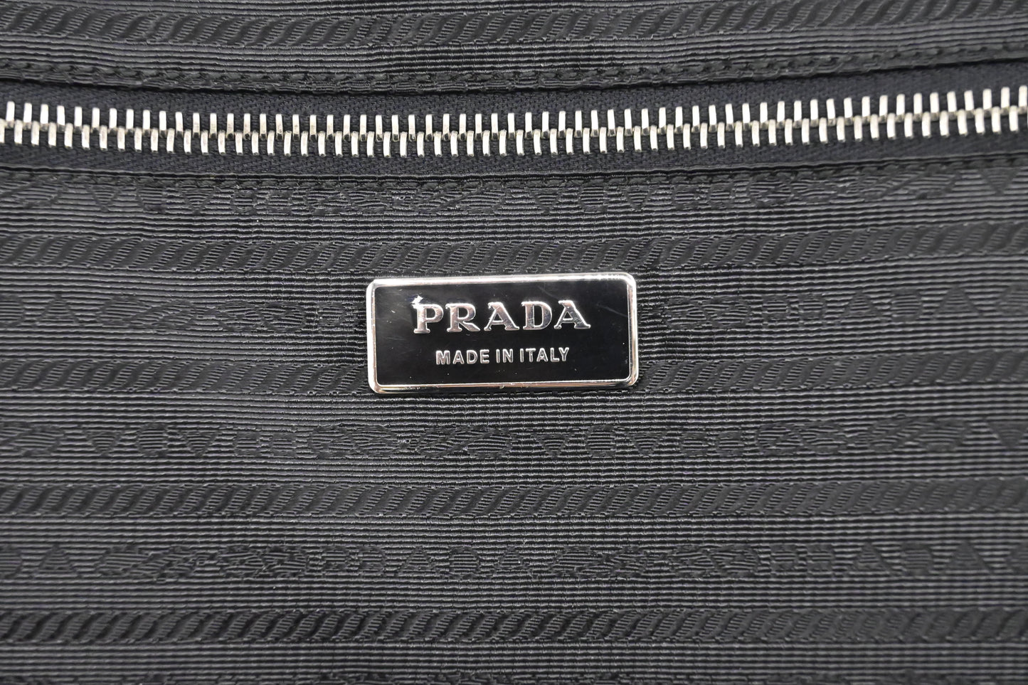 Prada Suitcase in Black Nylon Canvas