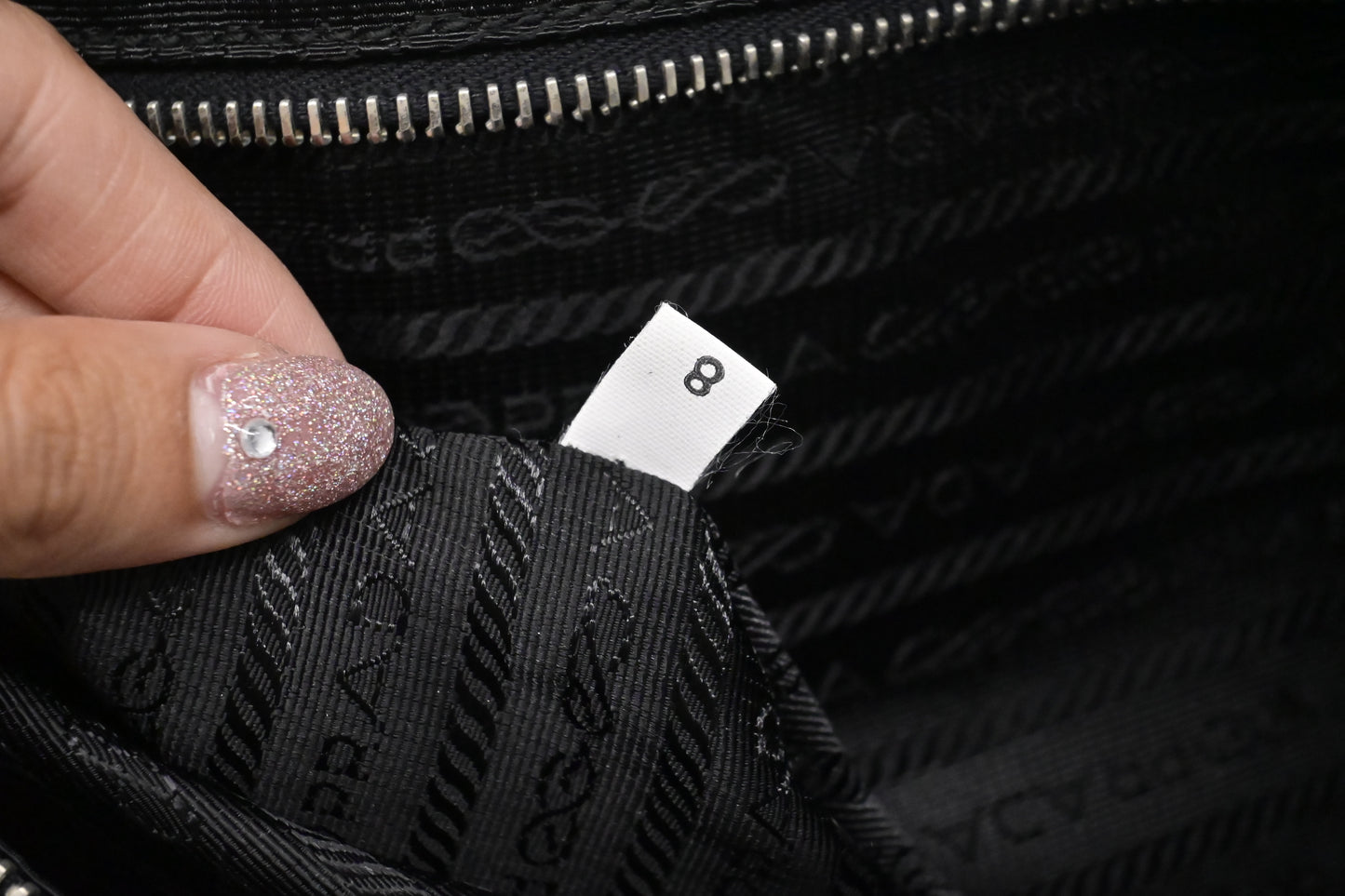 Prada Suitcase in Black Nylon Canvas