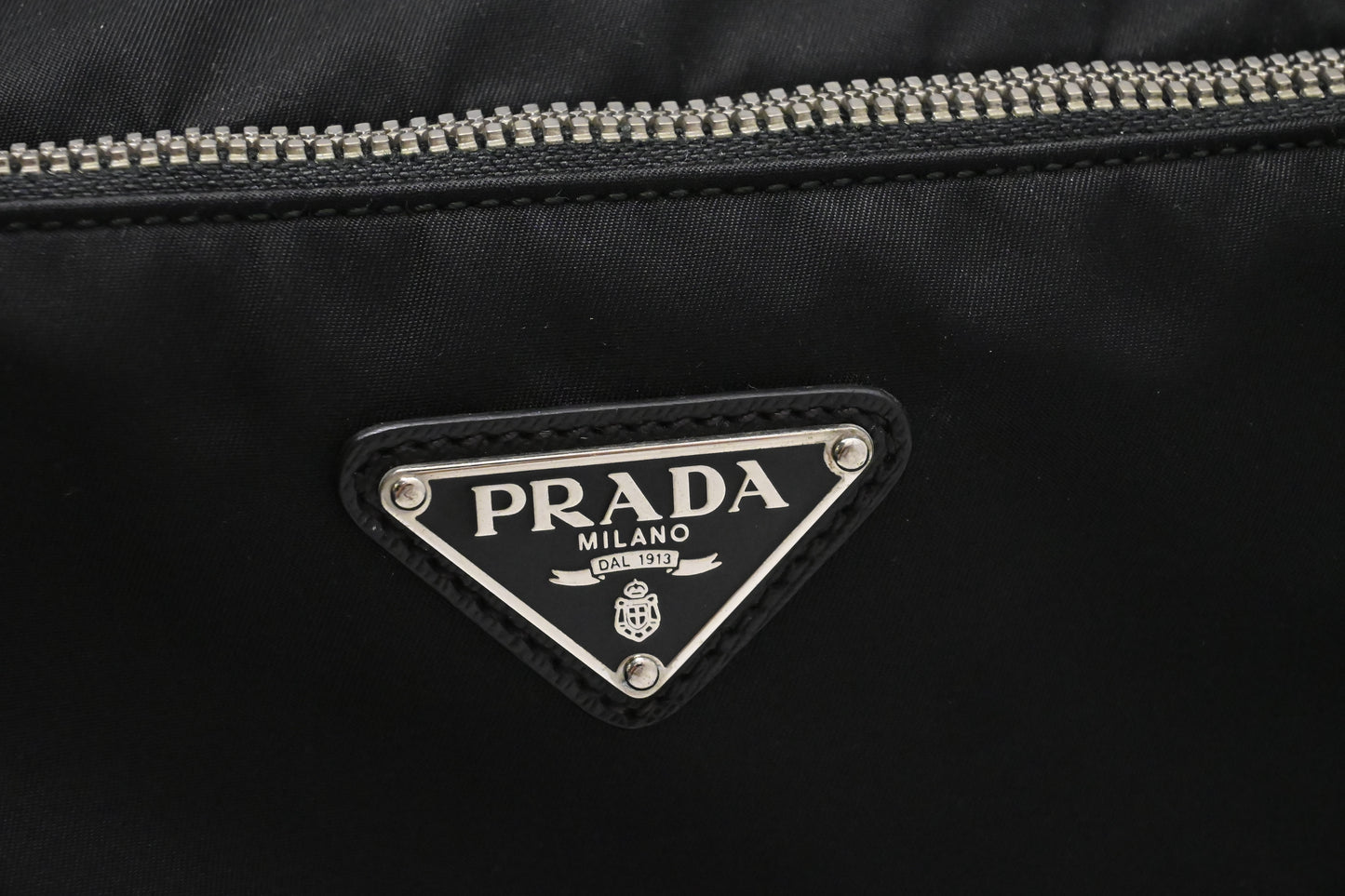 Prada Suitcase in Black Nylon Canvas