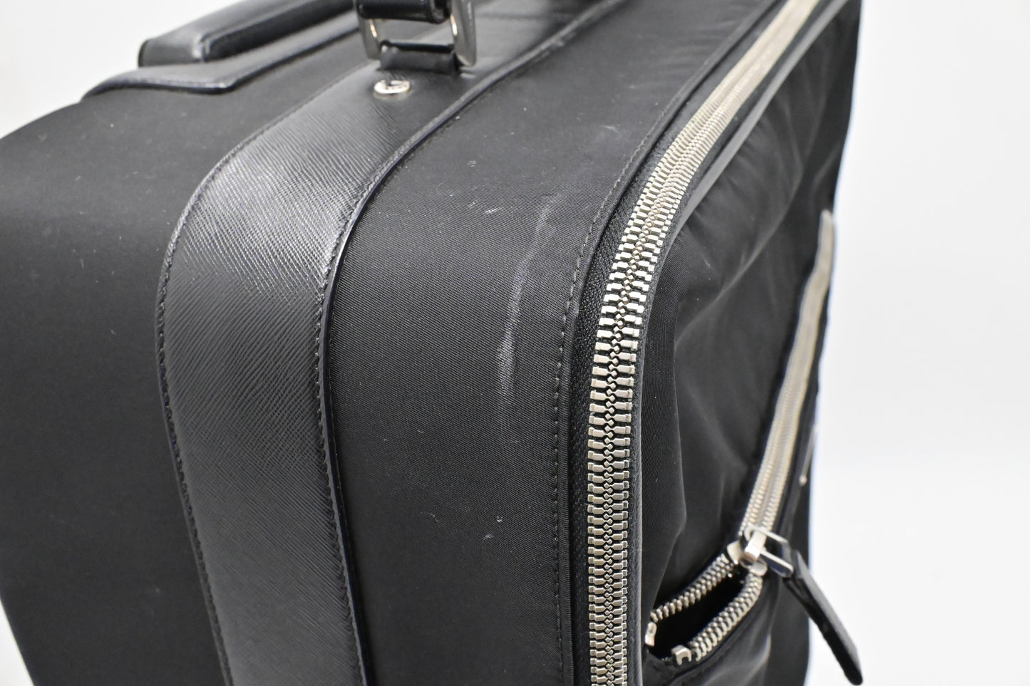 Prada Suitcase in Black Nylon Canvas