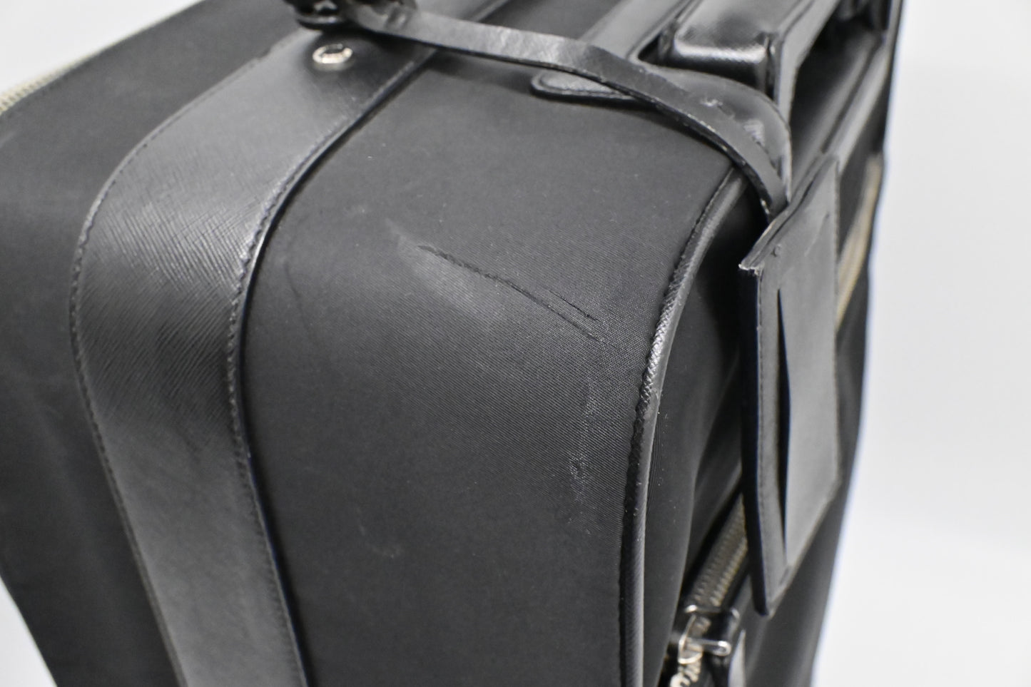 Prada Suitcase in Black Nylon Canvas