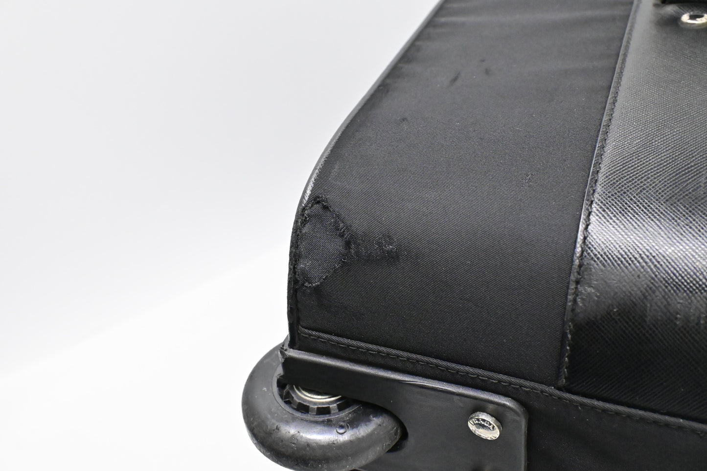 Prada Suitcase in Black Nylon Canvas