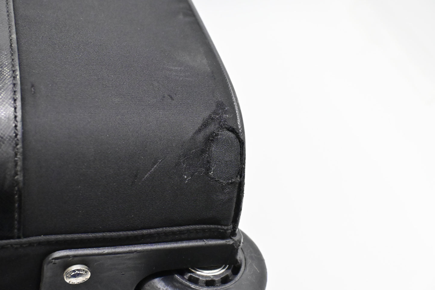 Prada Suitcase in Black Nylon Canvas