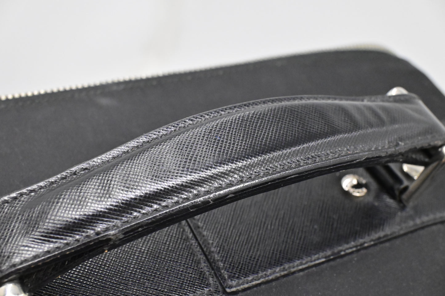 Prada Suitcase in Black Nylon Canvas
