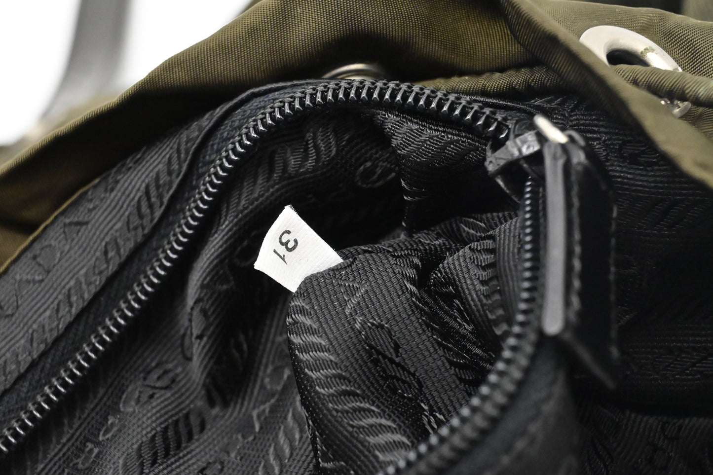 Prada Medium Backpack in Green Nylon