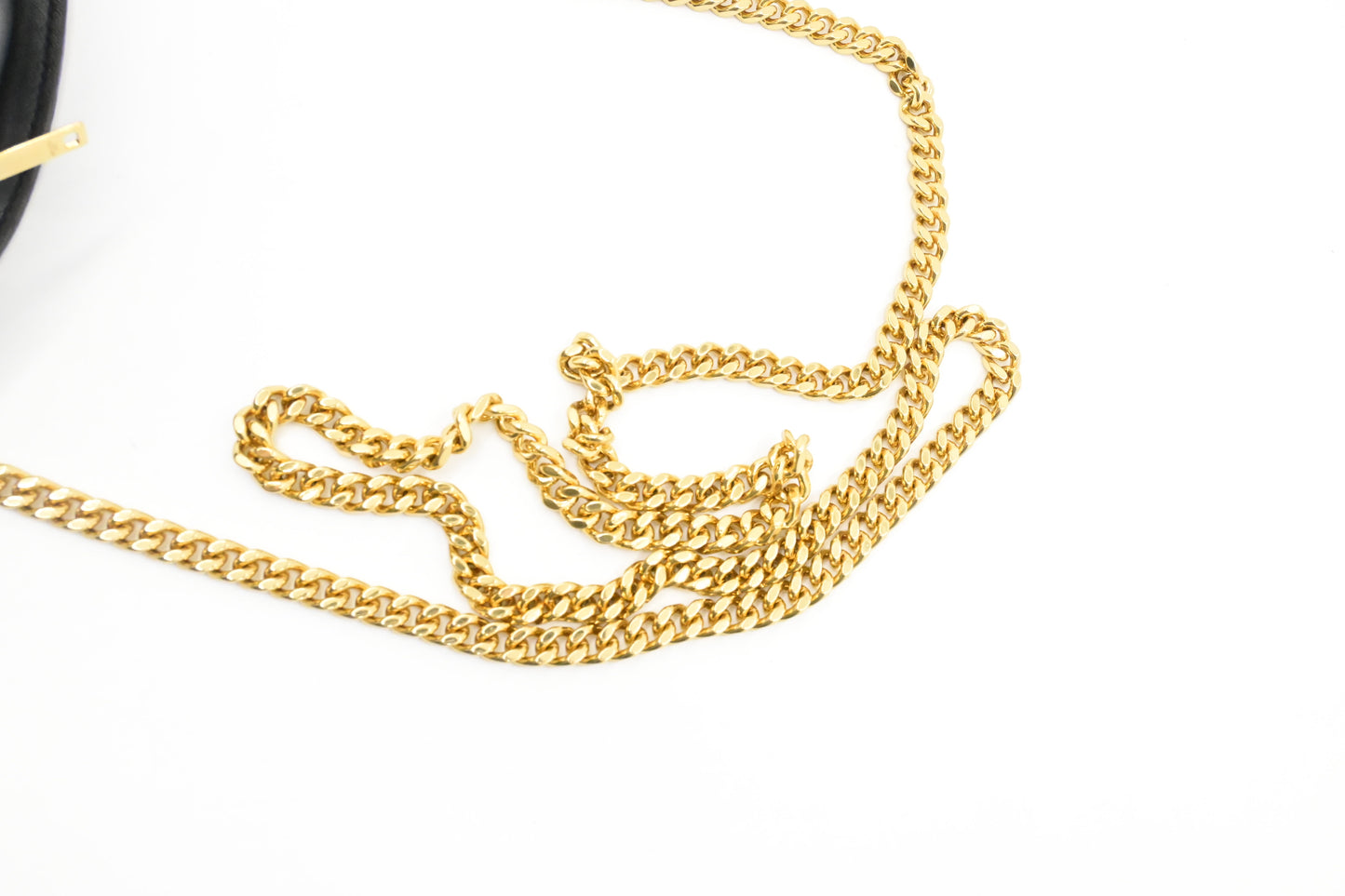 YSL Saint Laurent Mini Love Heart in Black Leather