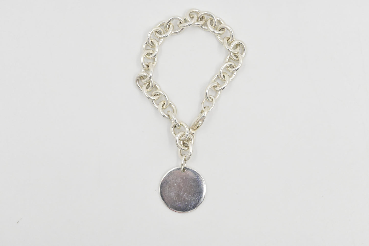Tiffany & Co. Round Tag Bracelet in Sterling Silver