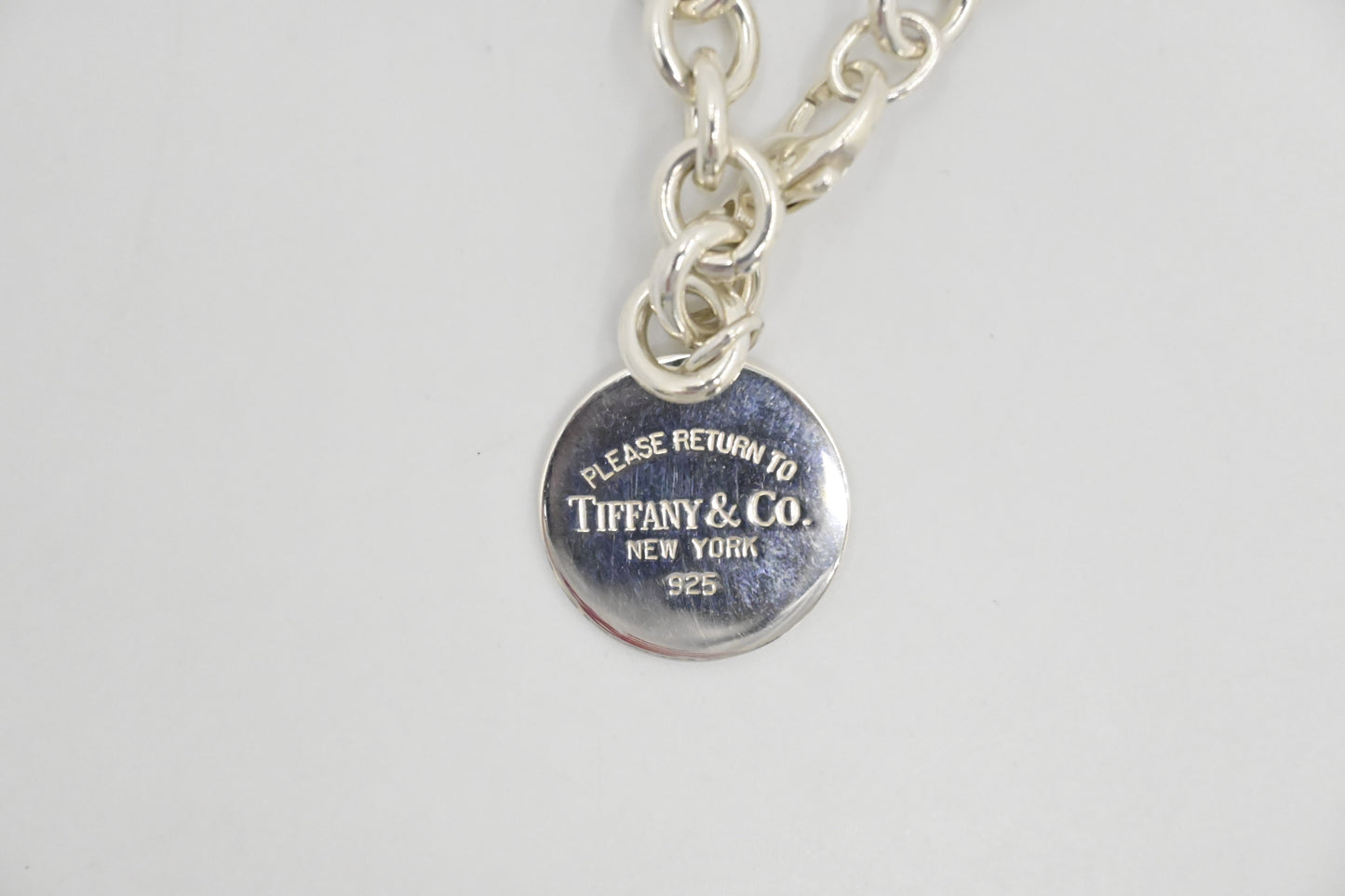 Tiffany & Co. Round Tag Bracelet in Sterling Silver