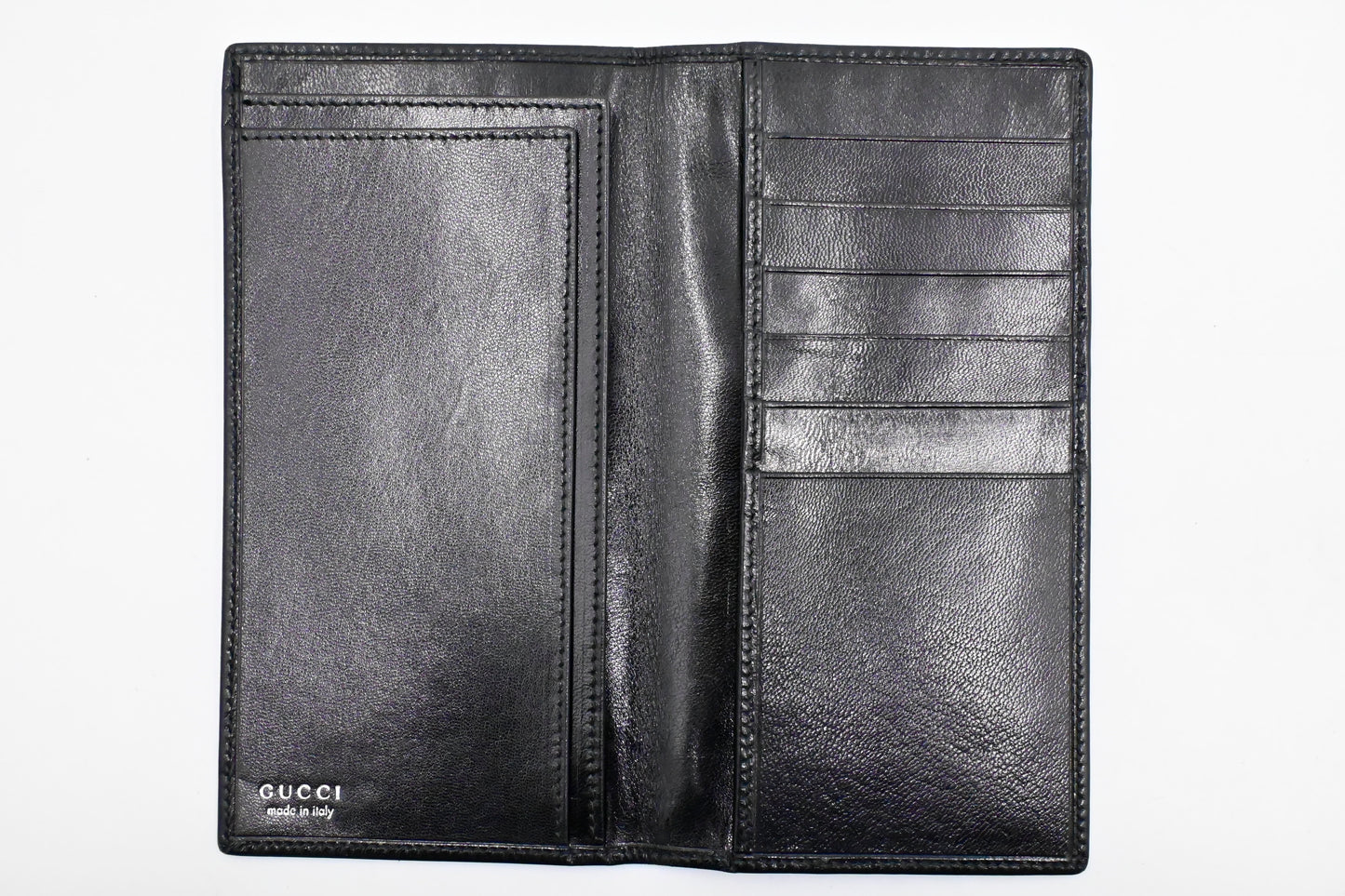 Gucci Bifold Wallet in Black Leather