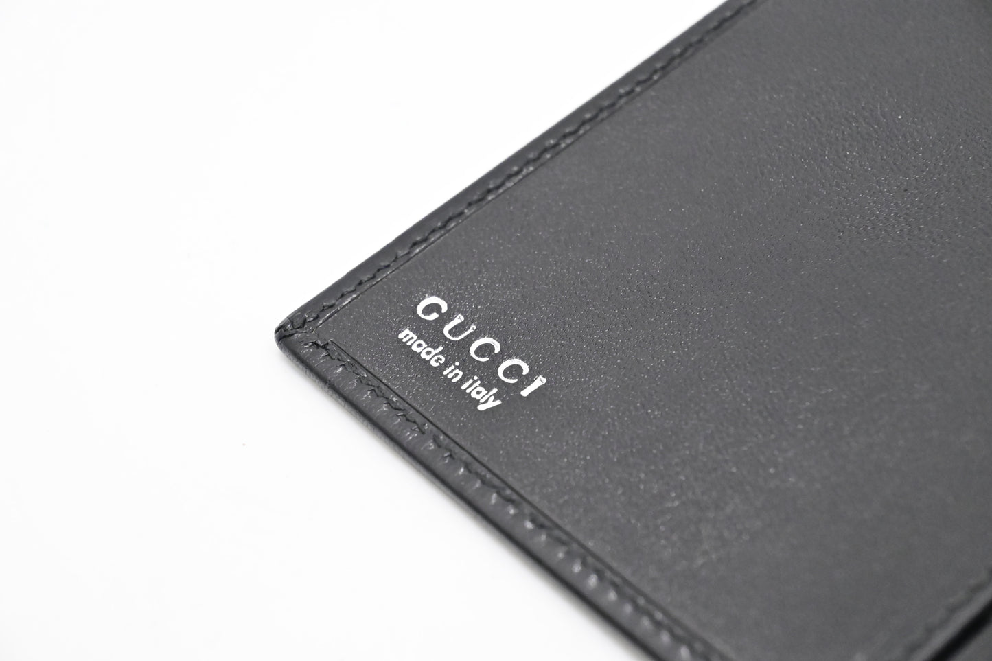 Gucci Bifold Wallet in Black Leather
