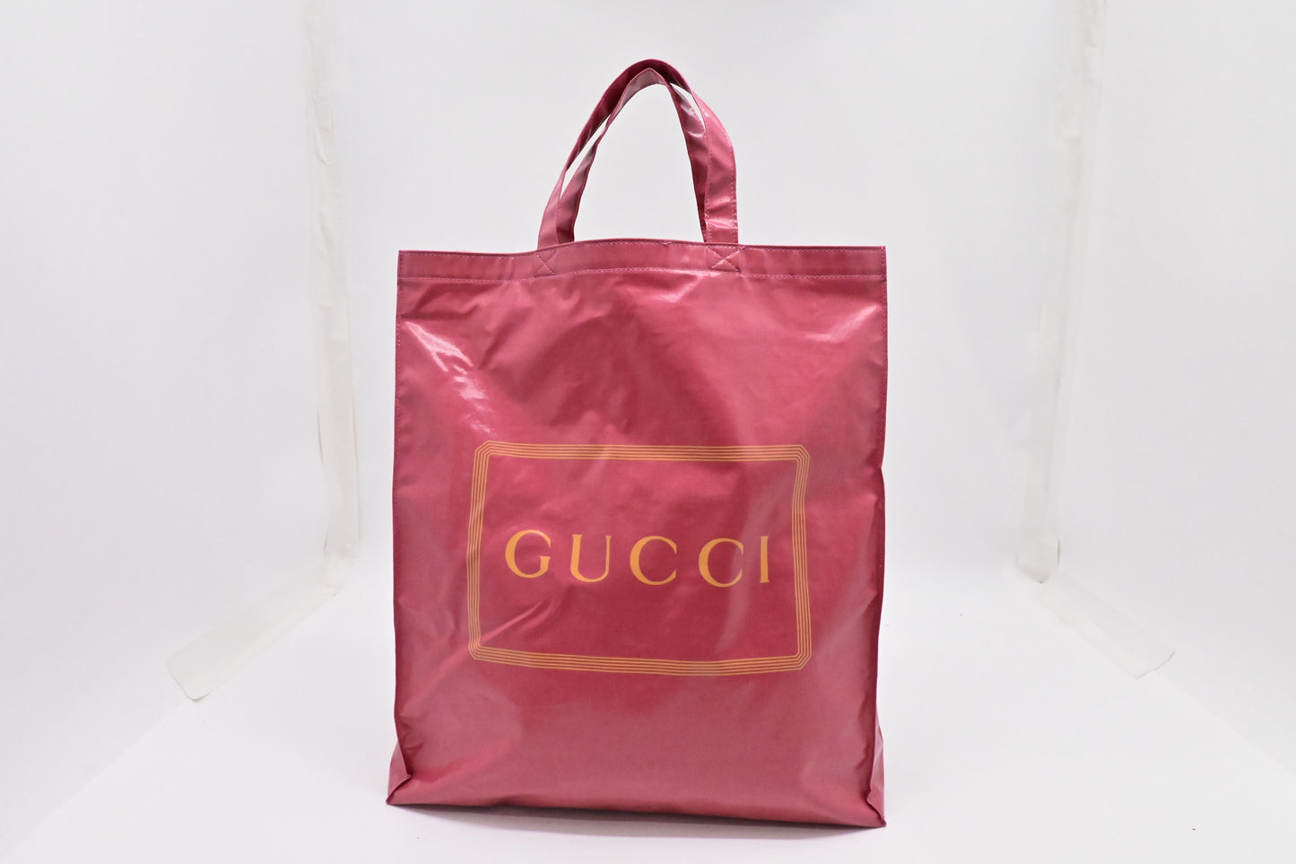 Gucci Montecarlo Vertical Tote in Glam Pink Crystal Coated Canvas
