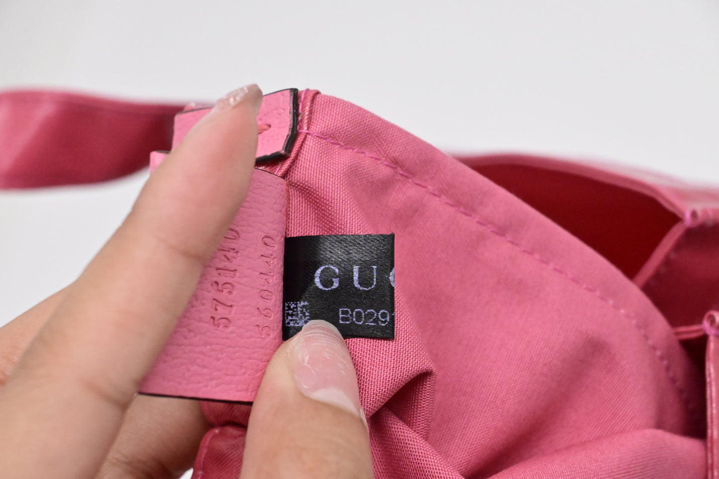 Gucci Montecarlo Vertical Tote in Glam Pink Crystal Coated Canvas