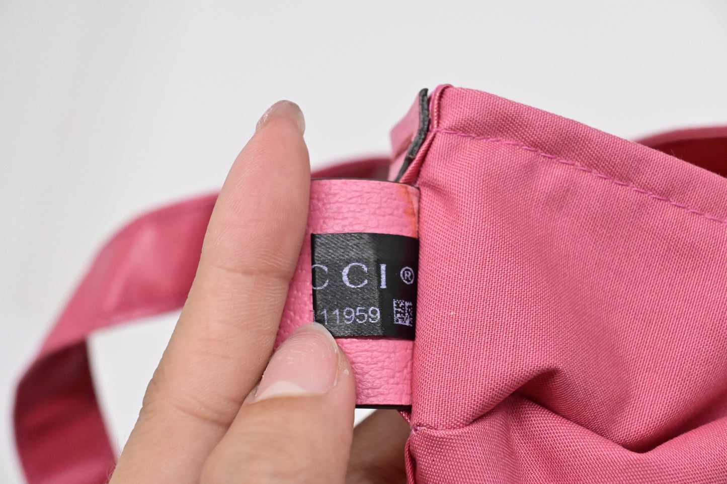 Gucci Montecarlo Vertical Tote in Glam Pink Crystal Coated Canvas
