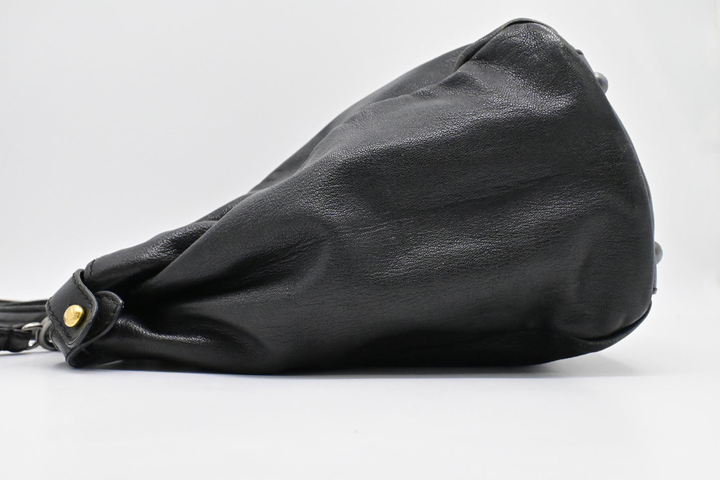 Fendi Medium Peekaboo Tote in Black Leather
