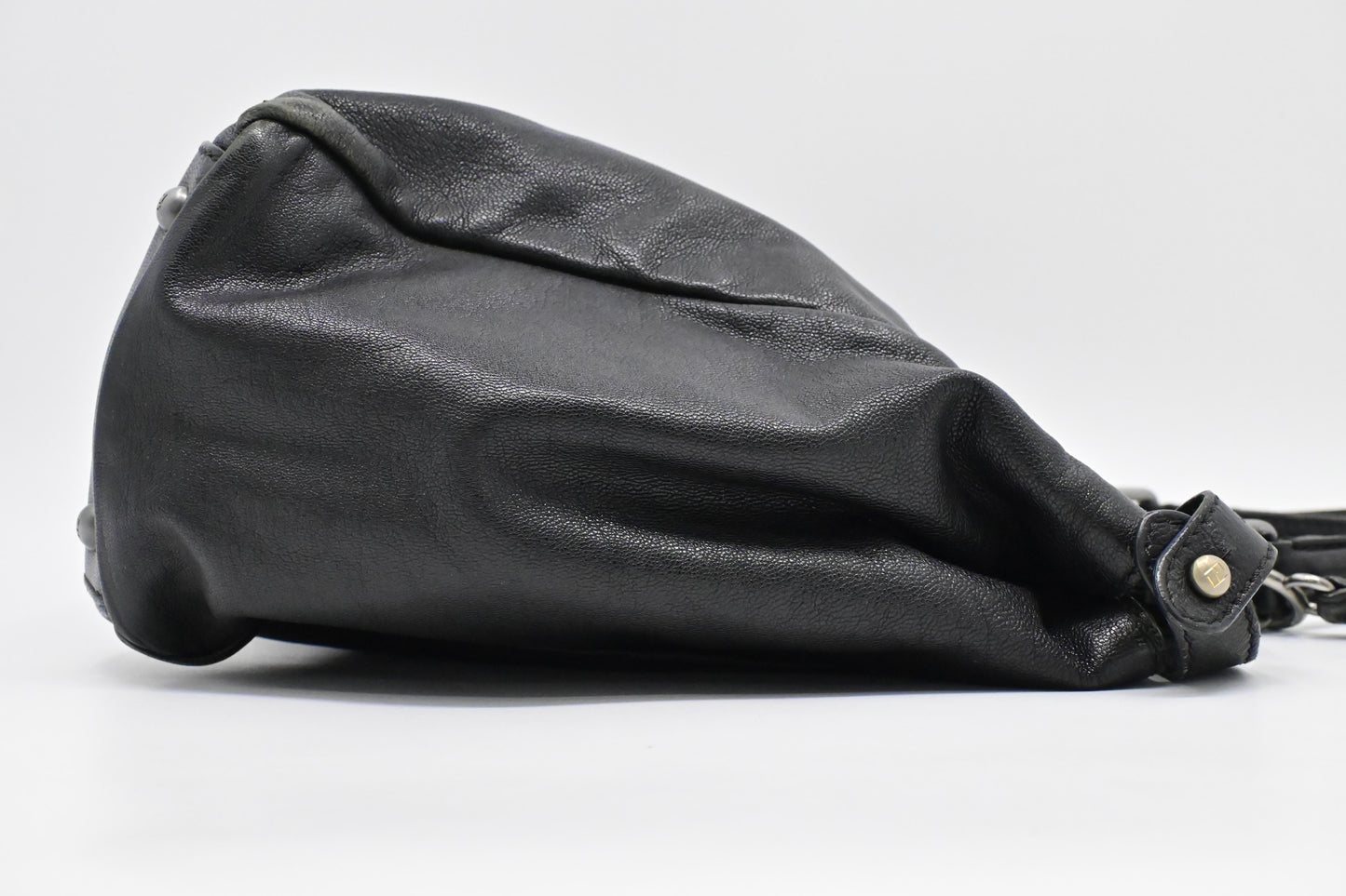 Fendi Medium Peekaboo Tote in Black Leather