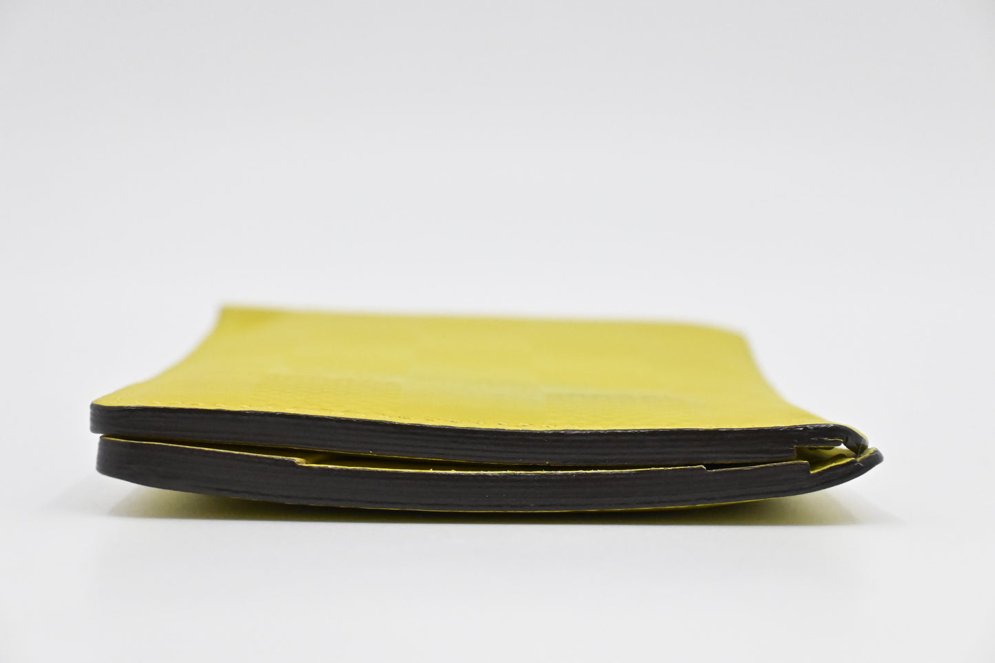 Multiple Bifold Wallet in Vert Acide Damier Infini Leather