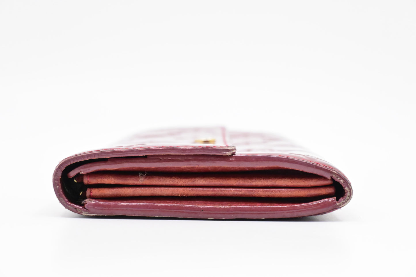 Louis Vuitton Sarah Wallet in Red Vernis Leather
