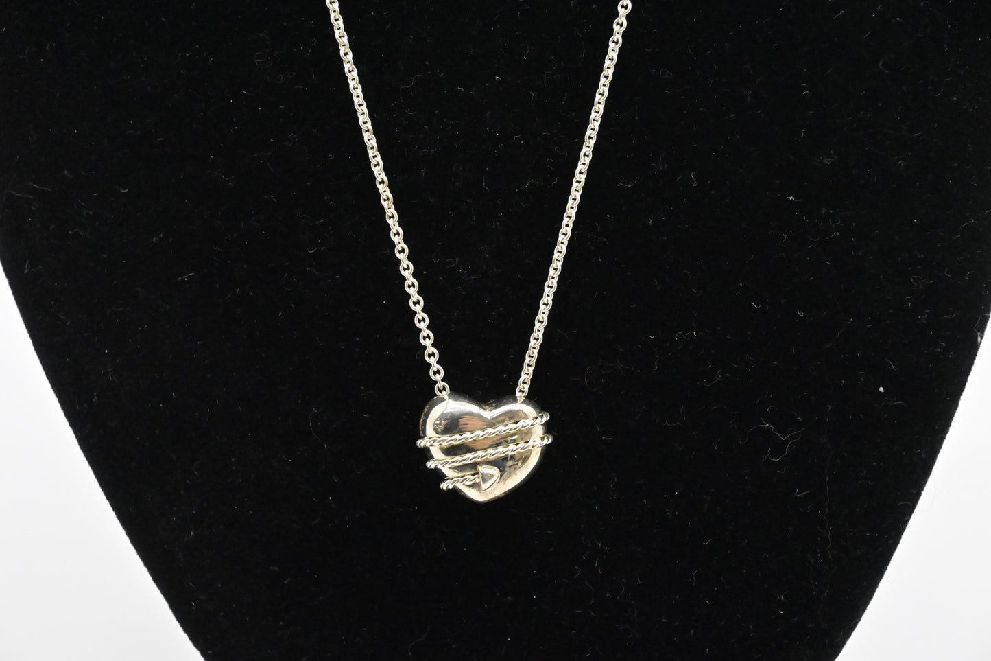Tiffany & Co. Heart and Arrow Necklace in Sterling Silver