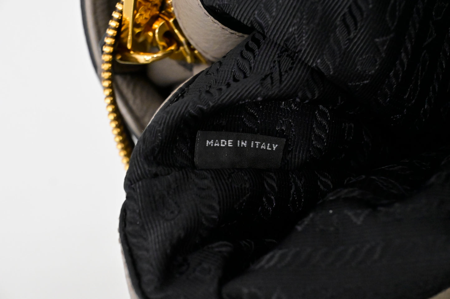 Prada 2-Way Tote in Argilla Gray Leather