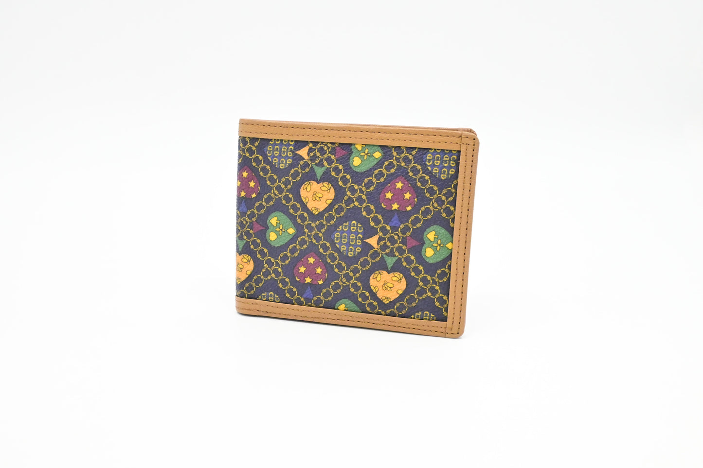 Dior Bifold Wallet in Multicolor Coated Canvas