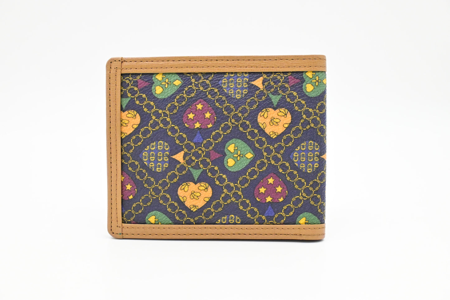 Dior Bifold Wallet in Multicolor Coated Canvas