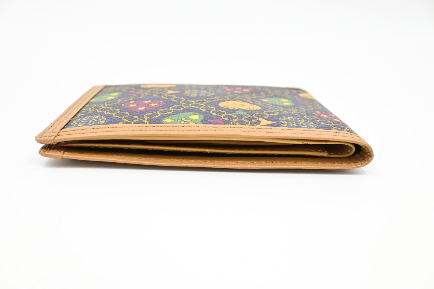 Dior Bifold Wallet in Multicolor Coated Canvas