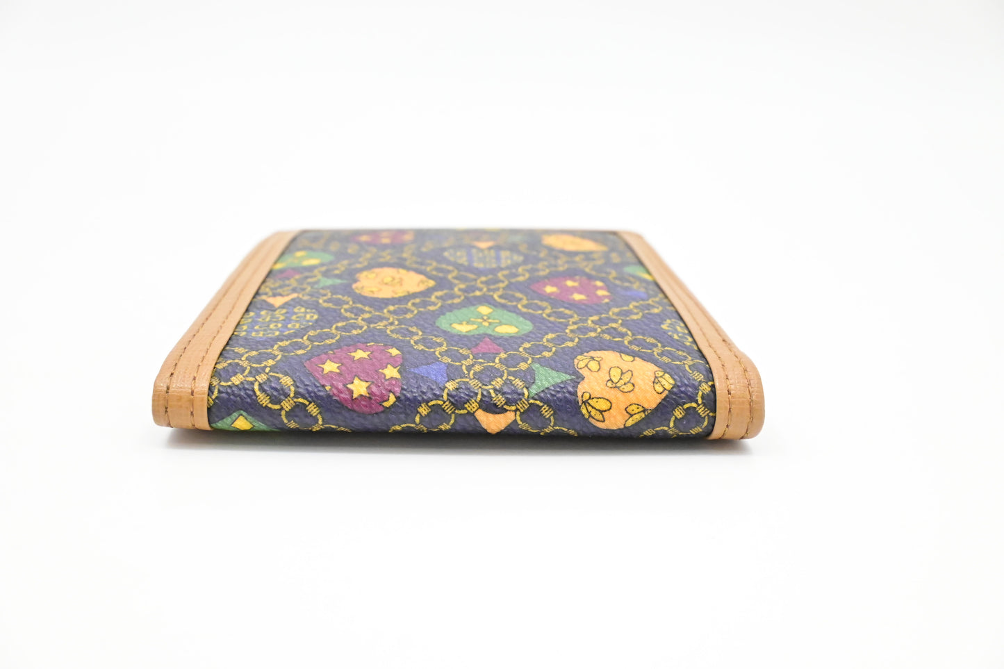 Dior Bifold Wallet in Multicolor Coated Canvas