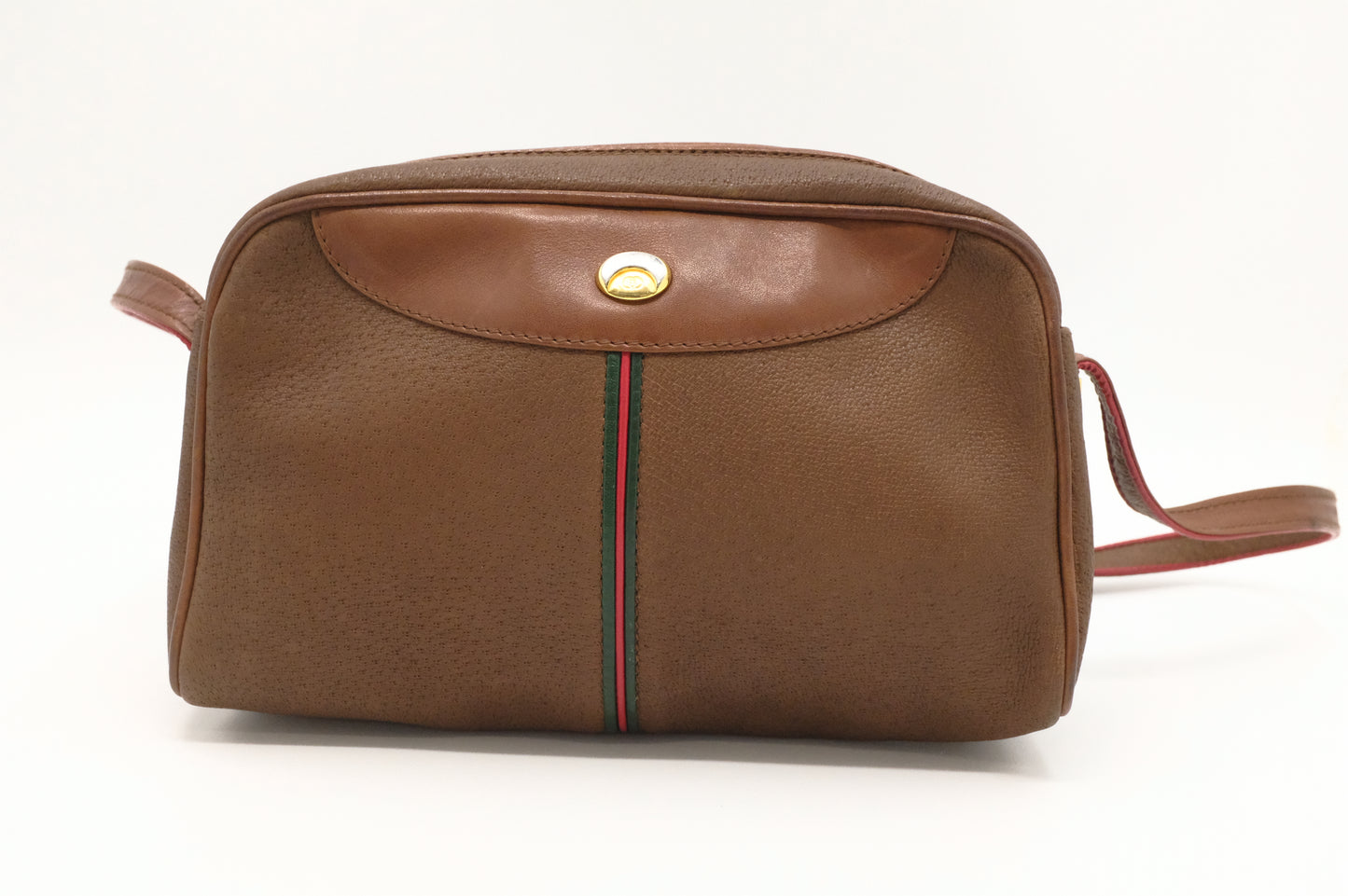 Gucci Crossbody Bag in Brown Leather