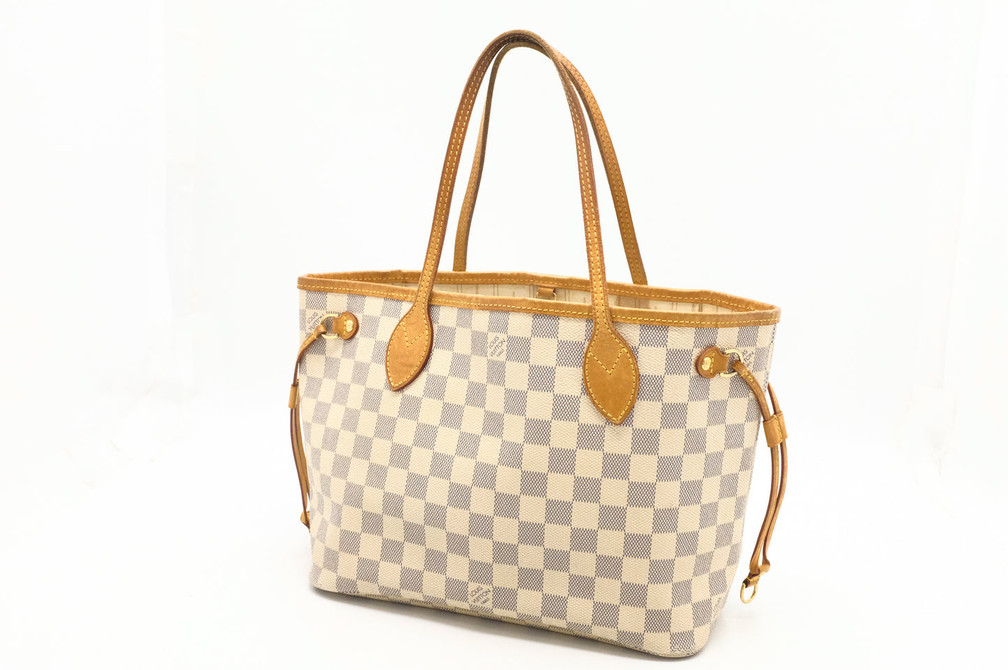 Louis Vuitton Neverfull PM in Damier Azur Canvas