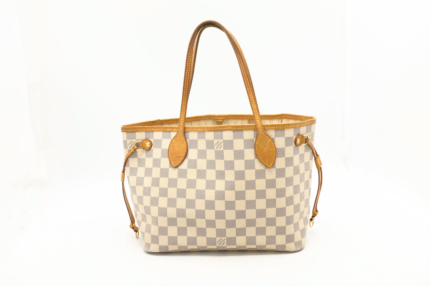 Louis Vuitton Neverfull PM in Damier Azur Canvas