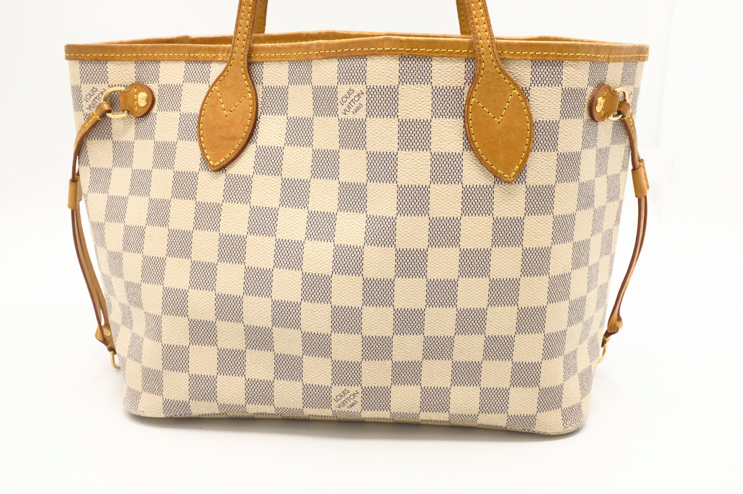 Louis Vuitton Neverfull PM in Damier Azur Canvas