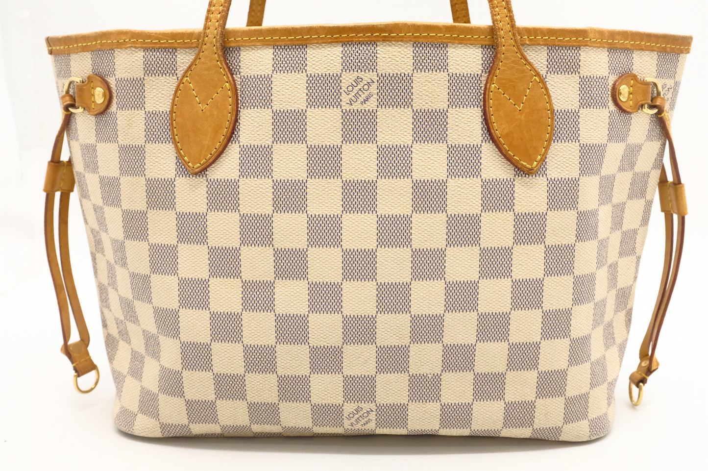 Louis Vuitton Neverfull PM in Damier Azur Canvas