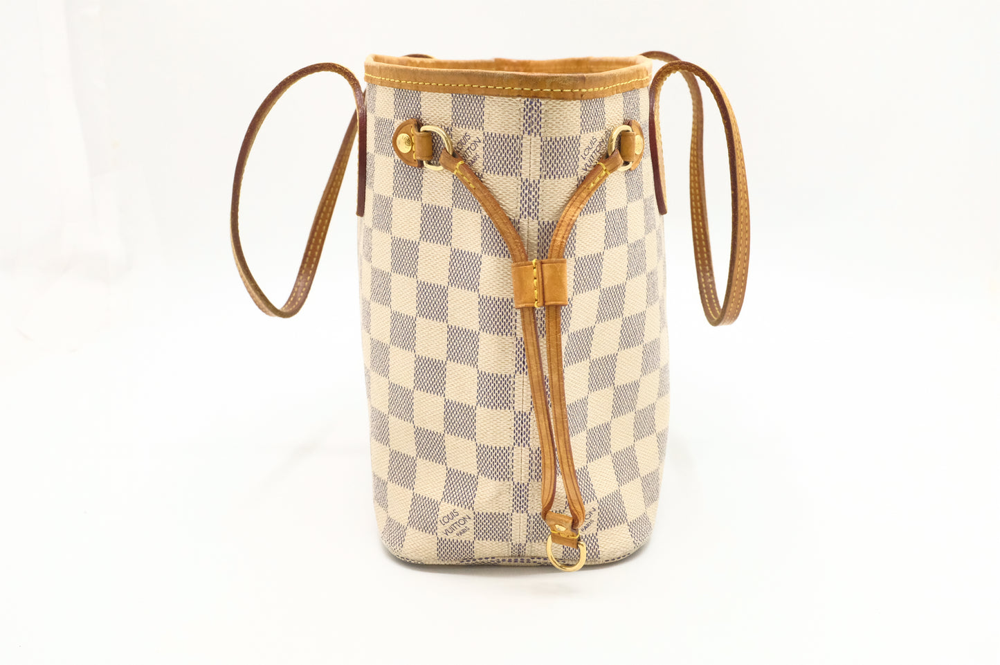 Louis Vuitton Neverfull PM in Damier Azur Canvas