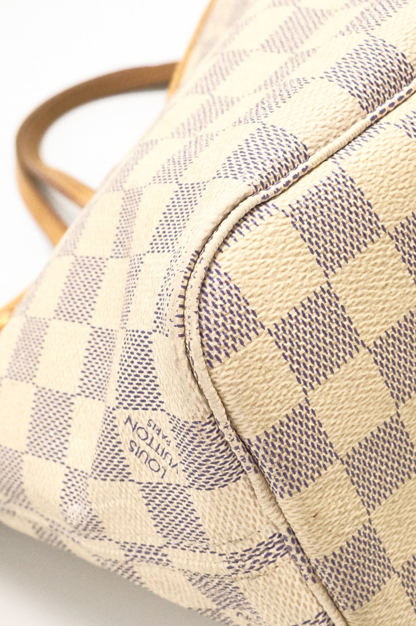 Louis Vuitton Neverfull PM in Damier Azur Canvas