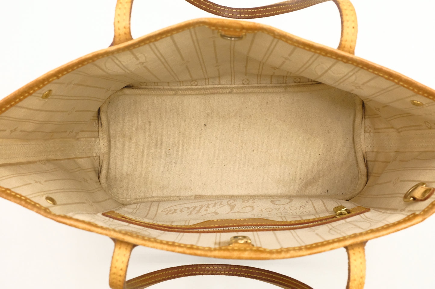 Louis Vuitton Neverfull PM in Damier Azur Canvas