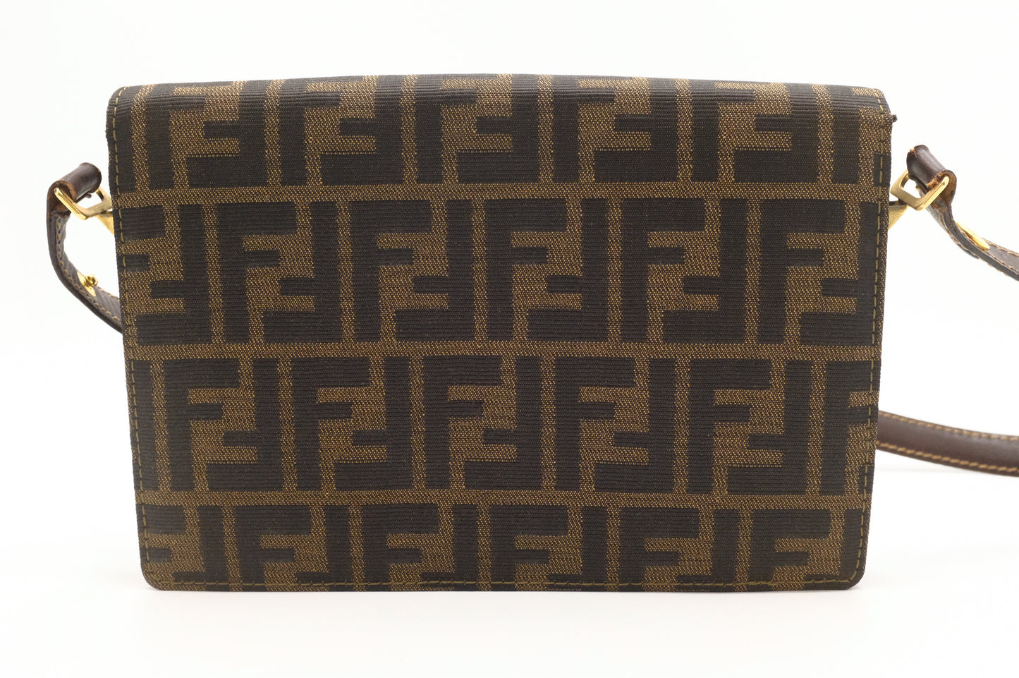 Fendi Shoulder Bag in Zucca Canvas