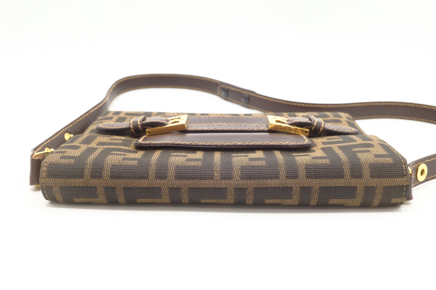 Fendi Shoulder Bag in Zucca Canvas