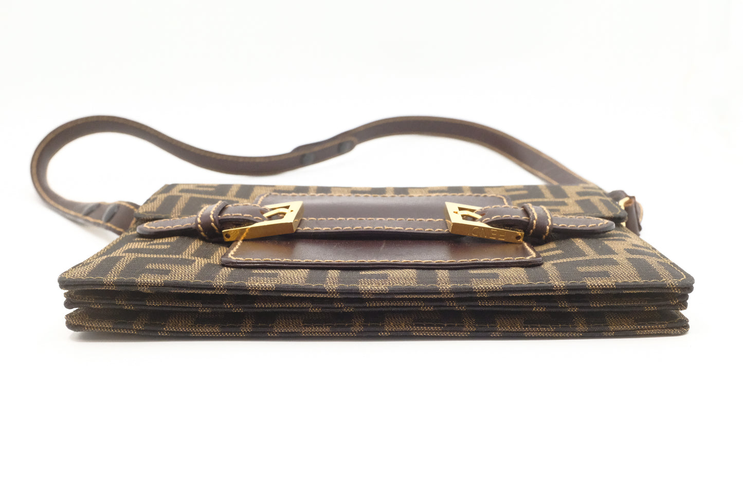 Fendi Shoulder Bag in Zucca Canvas